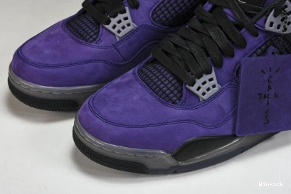 Jordan AJ4-766296 Scott x Travis 4 Purple Air Retro 0808